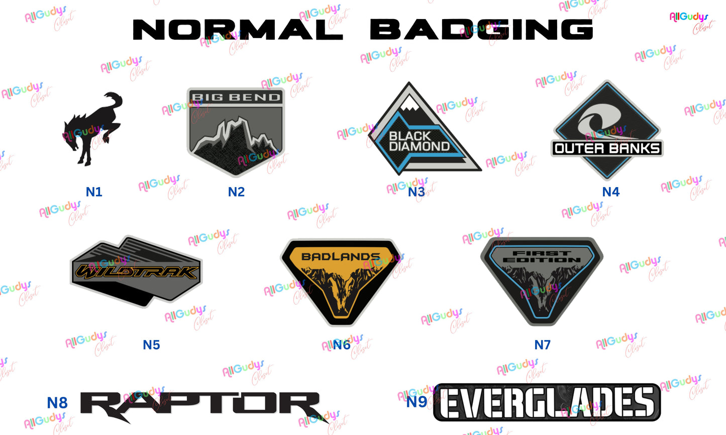 Kids Ford Bronco Lover t-shirt with model logo on left sleeve on super soft Bella + Canvas T-shirts Youth Everglades, Raptor