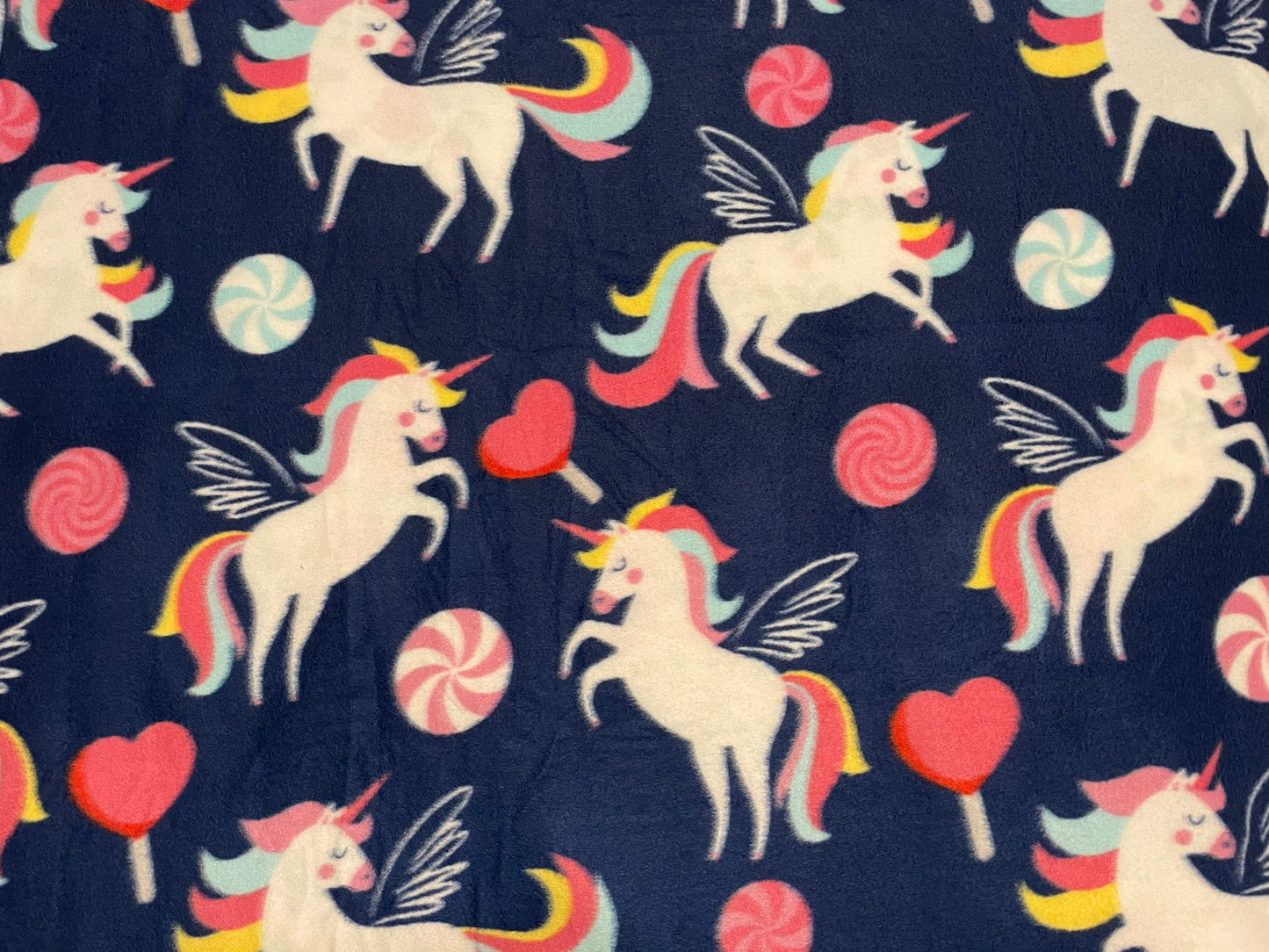 Unicorn Fleece Throw 50x60 inches