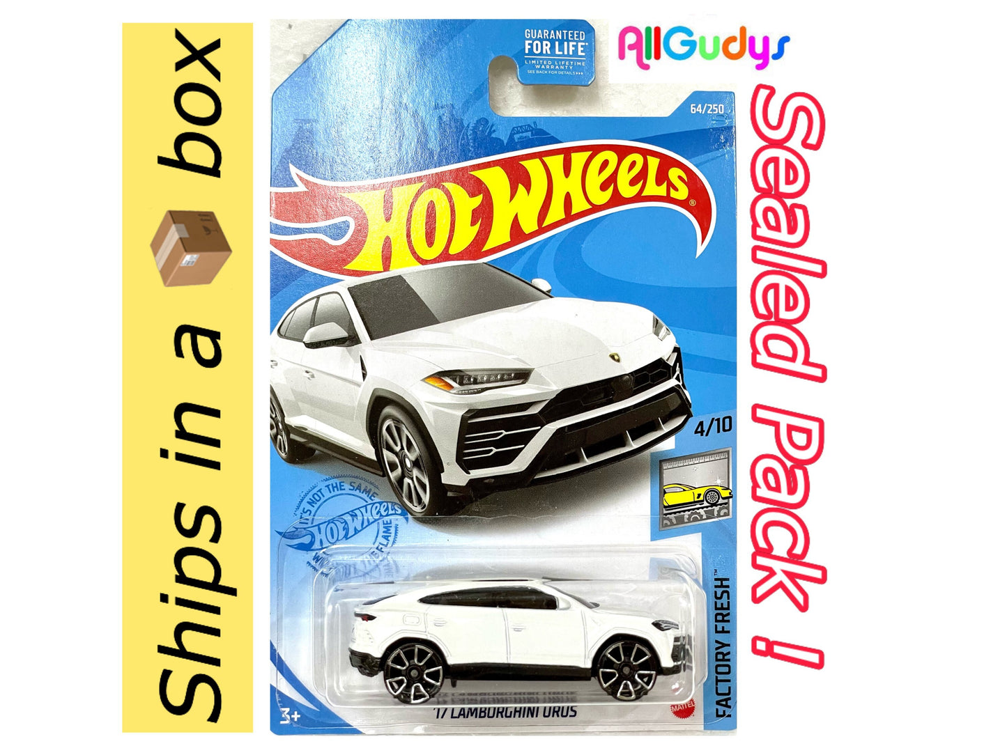 Hot Wheels Lamborghini Urus White