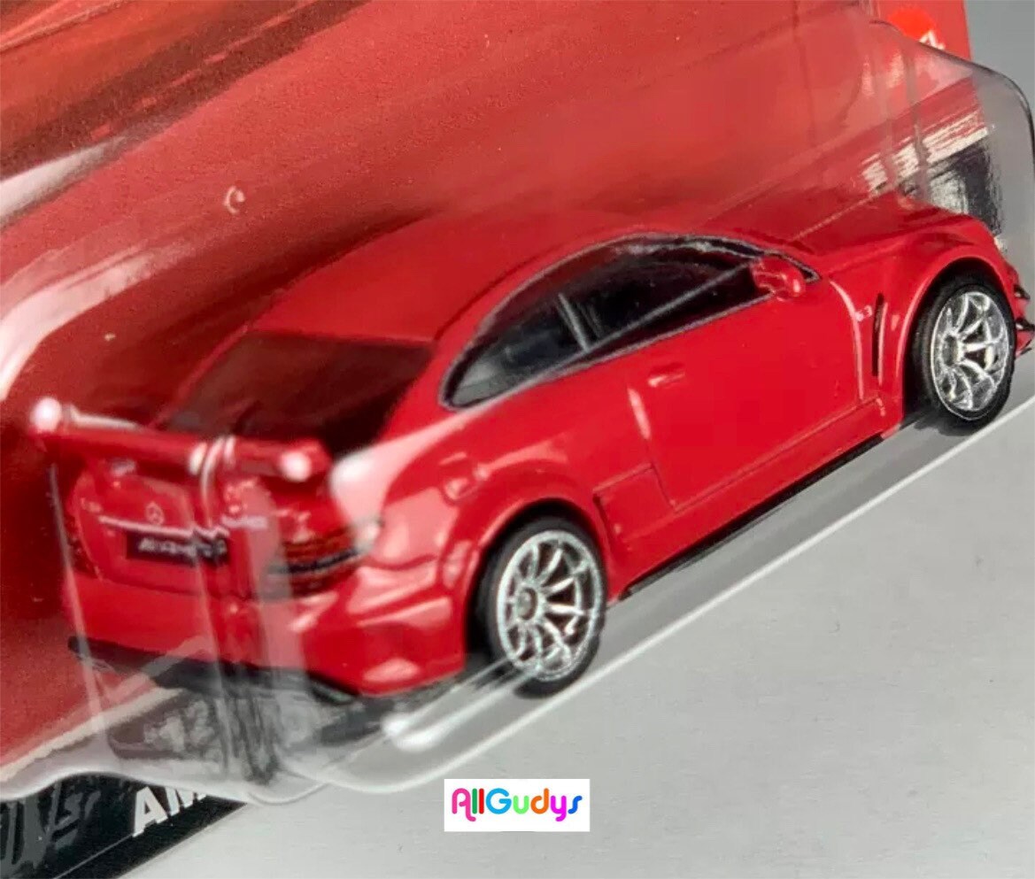 Hot Wheels Premium Mercedes Benz C63 AMG Black Series Red Coupe