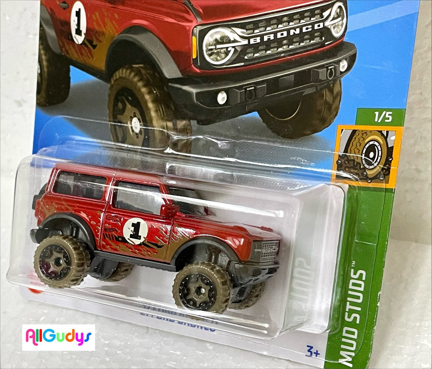 Hot Wheels Ford Bronco Off-Roading Mud Studs