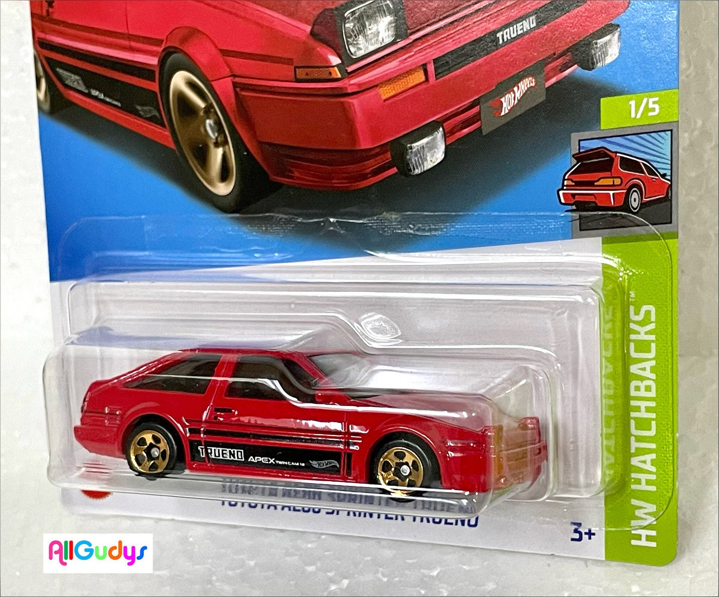 Hot Wheels Toyota AE86 Sprinter Trueno HW Hatchbacks 1/5