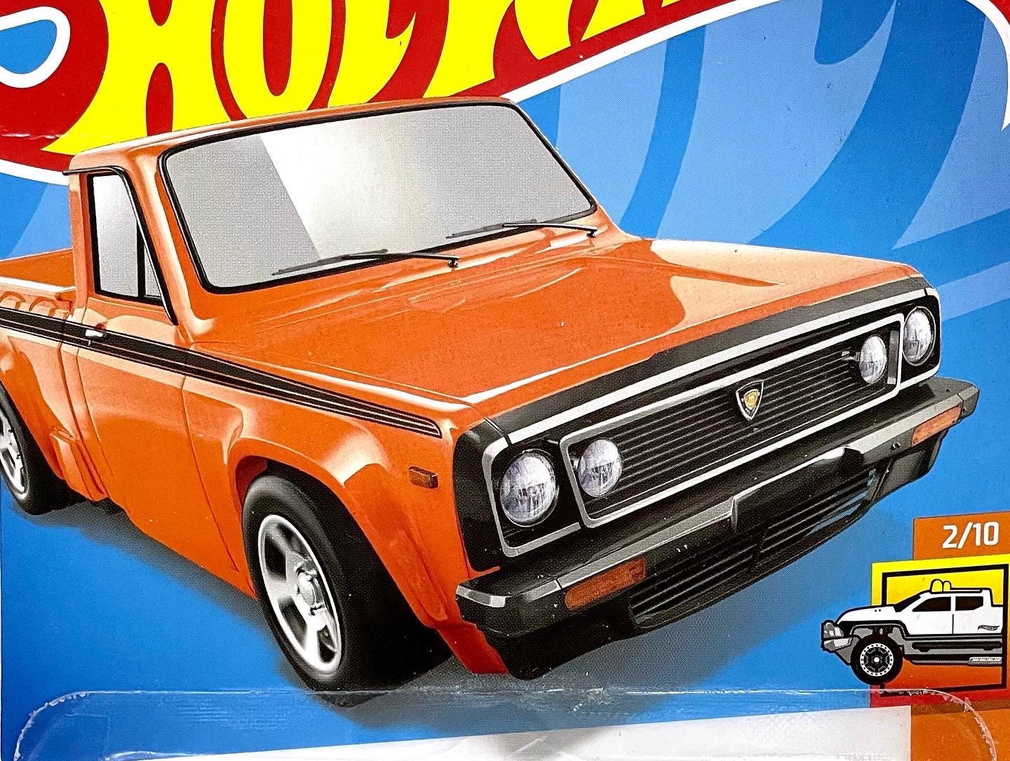 Hot Wheels Mazda Repu Truck Orange HW Hot Trucks 2/10
