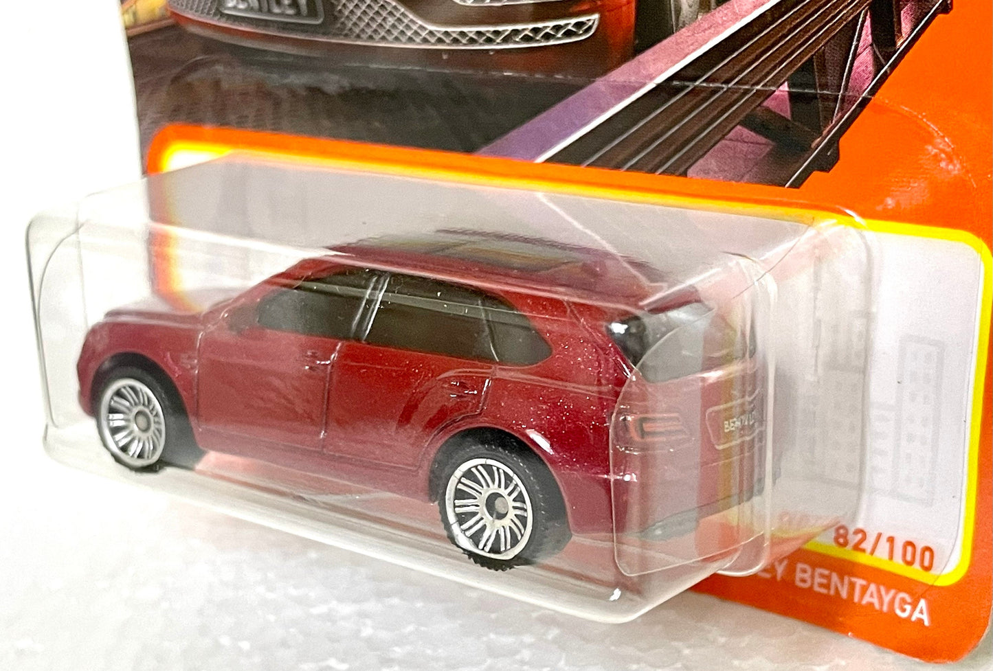 Matchbox Bentley Bentayga Maroon (red) like hot wheels