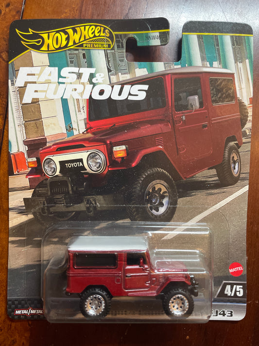 Hot Wheels Premium Toyota Land Cruiser FJ43 Fast & Furious
