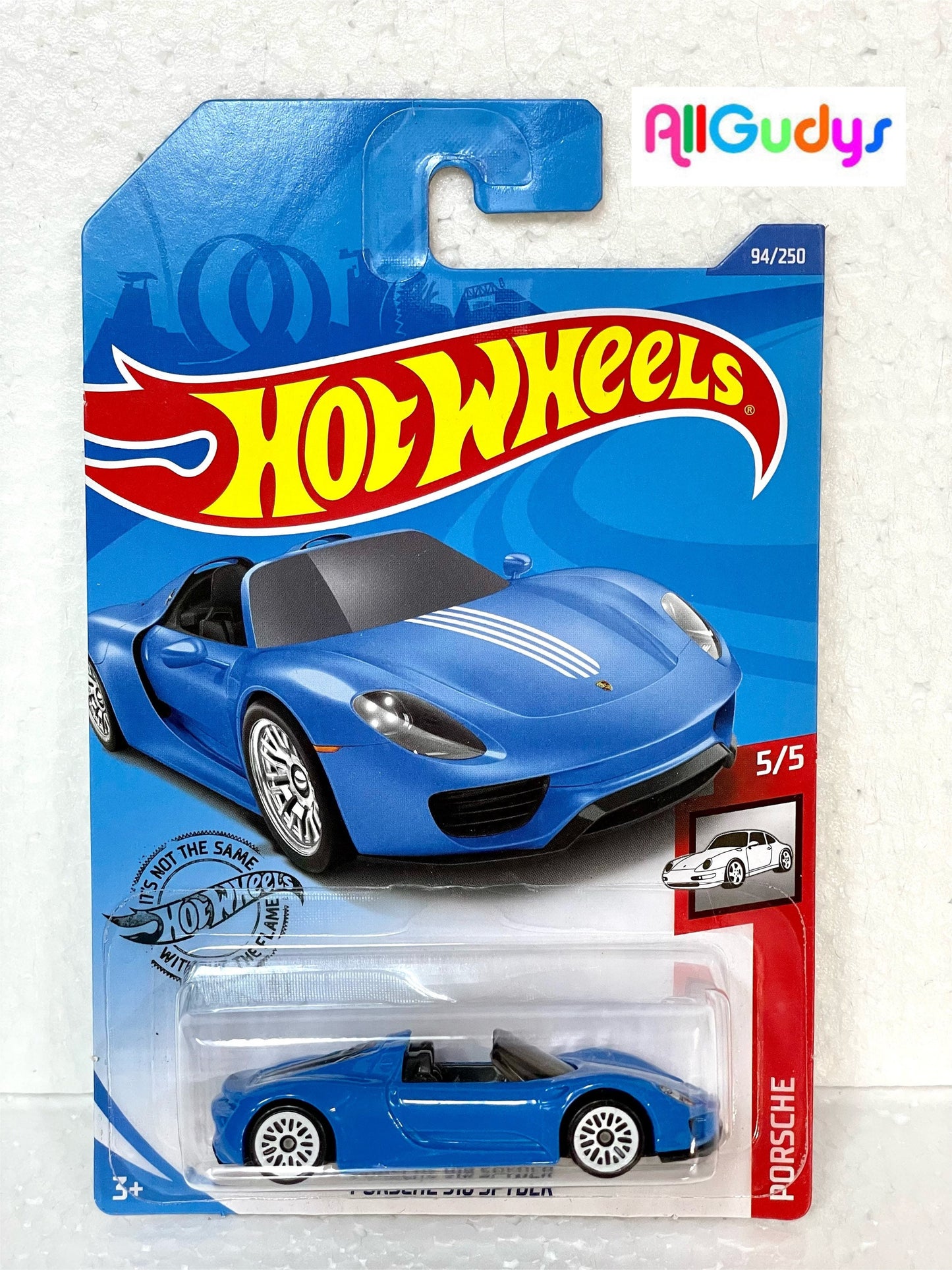 Hot Wheels Porsche 918 Spyder Blue