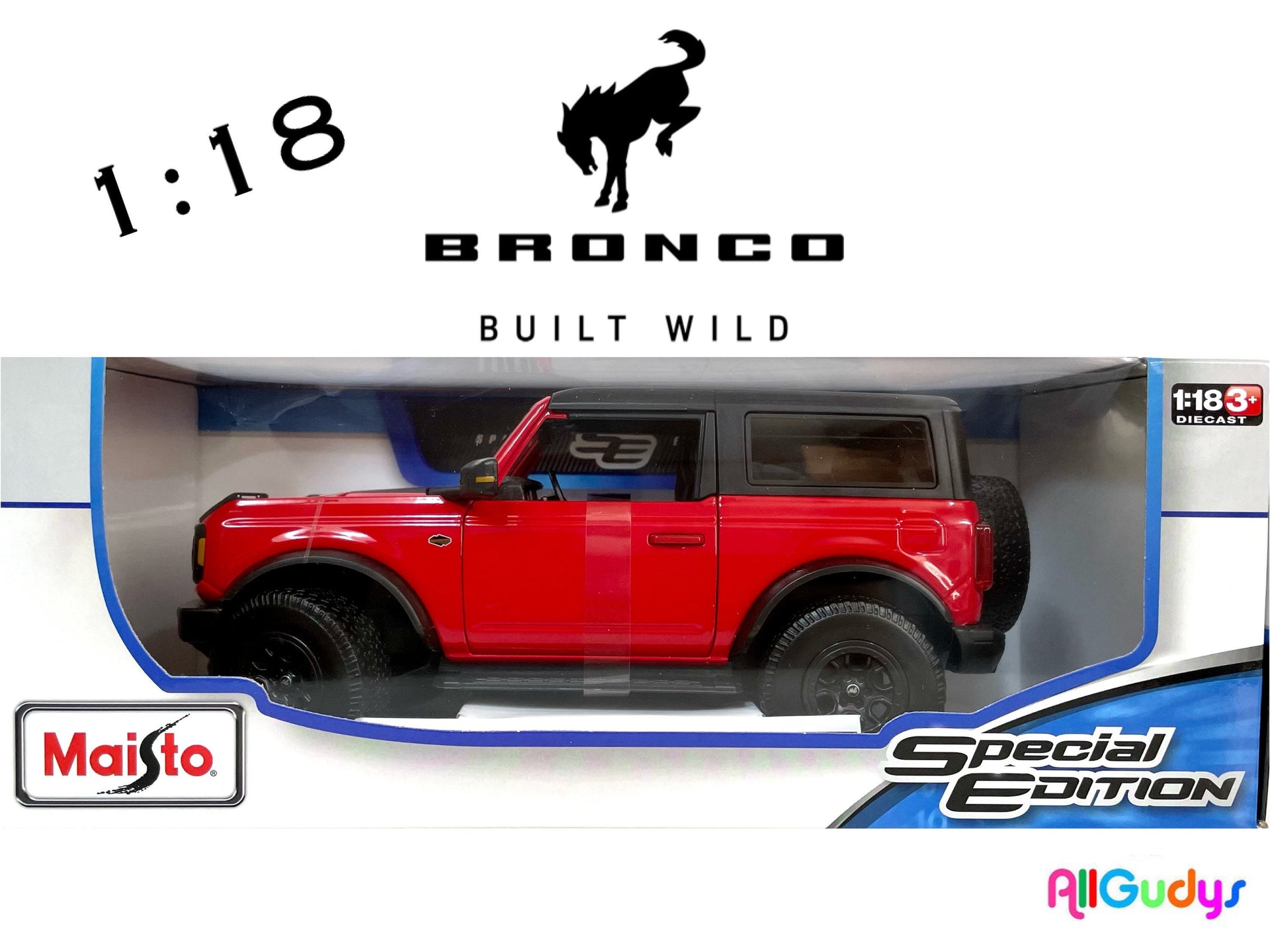 Maisto 1:18 Special Edition 2021 Ford Bronco Wildtrak 2 Door