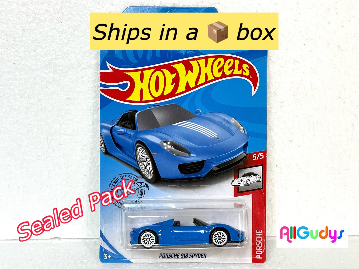 Hot Wheels Porsche 918 Spyder Blue